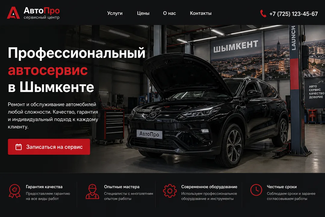 Главная — АвтоПро, Шымкент