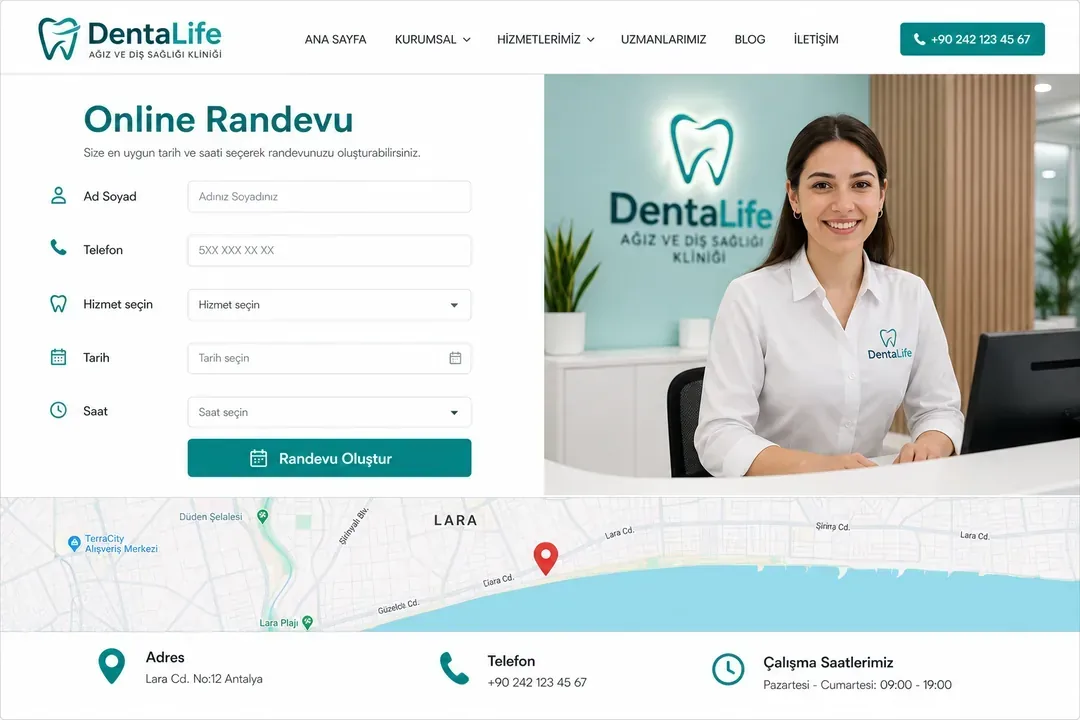Онлайн-запись — DentaLife, Анталья, Турция