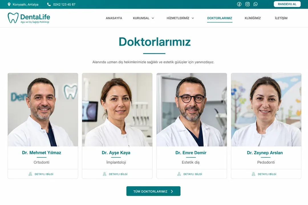 Врачи — DentaLife, Анталья, Турция